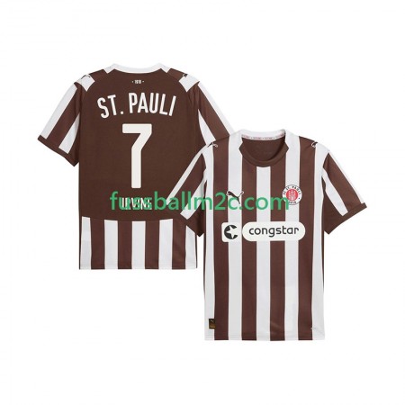 Fußballtrikots St. Pauli Jackson Irvine 7 Heim Trikotsatz 2025-2026 Fußballtrikots St. Pauli Jackson Irvine 7 Heim Trikotsatz 2025-2026